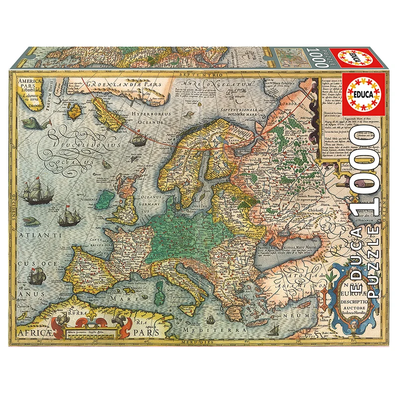 Map of Europe (1000 pcs)