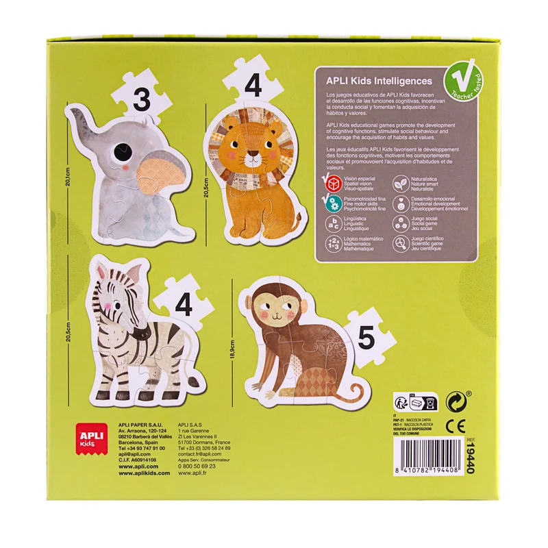 Progressive Puzzle My First – Savanne 2+