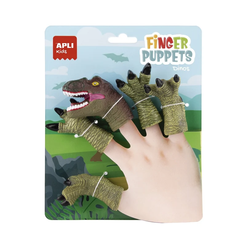 Fingerpuppen – T-Rex-Dinosaurier