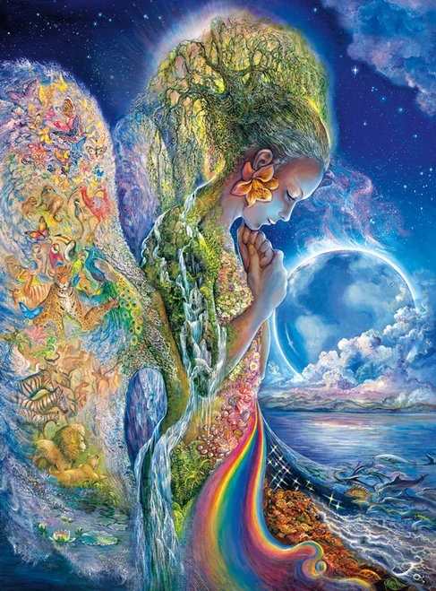 PFG The Sadness Of Gaia, Josephine Wall (GLITTER EDITION) (Usage/Used - PUZZLES FOR GOOD)