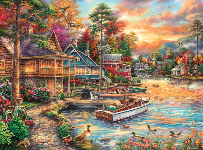 PFG Freedom At The Lake, Chuck Pinson (Usage/Used - PUZZLES FOR GOOD)