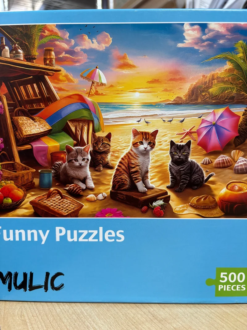 PFG Cats on the Beach (Usage/Used - PUZZLES FOR GOOD)