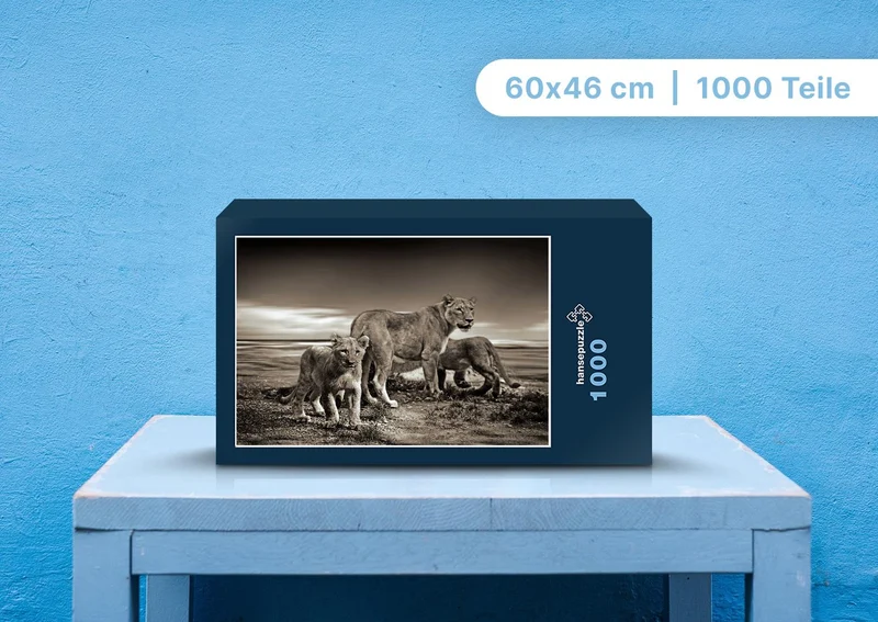 89933 Hintergründe - Löwen Puzzle