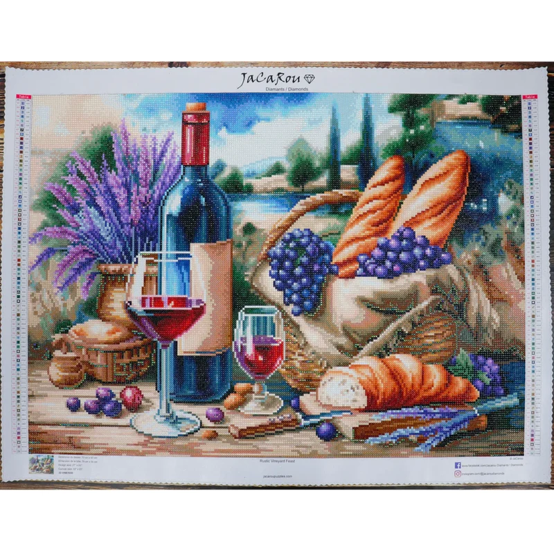 Diamond Painting - Rustic Vineyard Feast