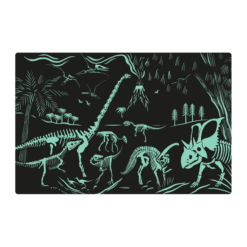Im Dunkeln leuchtendes Puzzle – Dinosaurier 4+