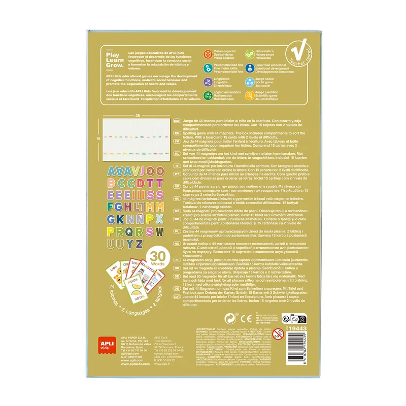 Magnetisches Puzzle – Alphabet