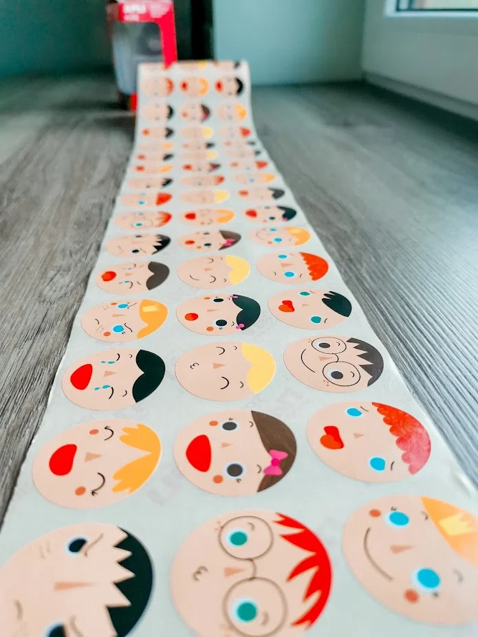 Aufkleber-Set auf Rolle – Emotionen