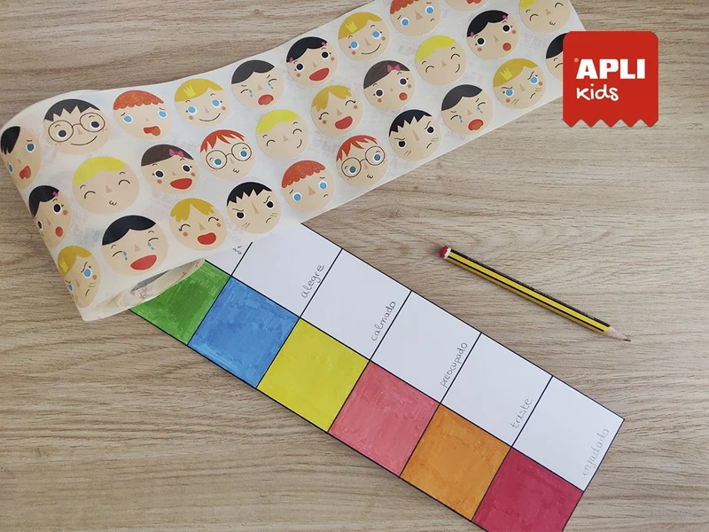Aufkleber-Set auf Rolle – Emotionen