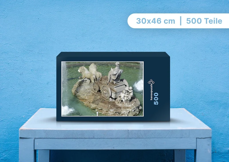 89083 Gebäude - Statue im Wasser Puzzle
