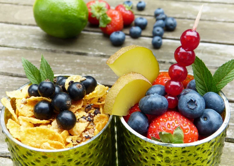 91073 Ernährung - Obstbecher Puzzle