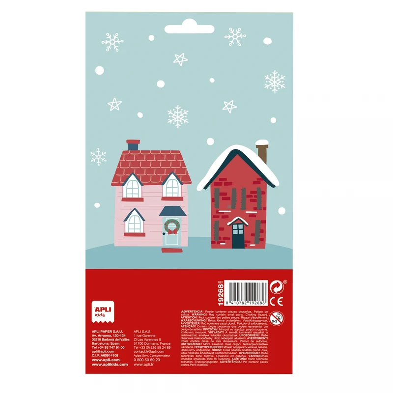 Weihnachtsaufkleber – Holly Jolly
