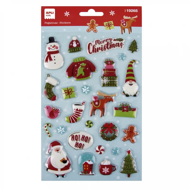 Weihnachtsaufkleber – Ho ho ho