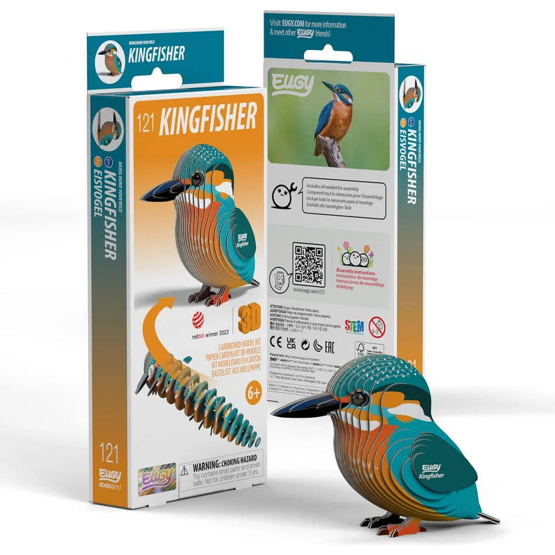 Öko-Puzzle 3D – Eisvogel