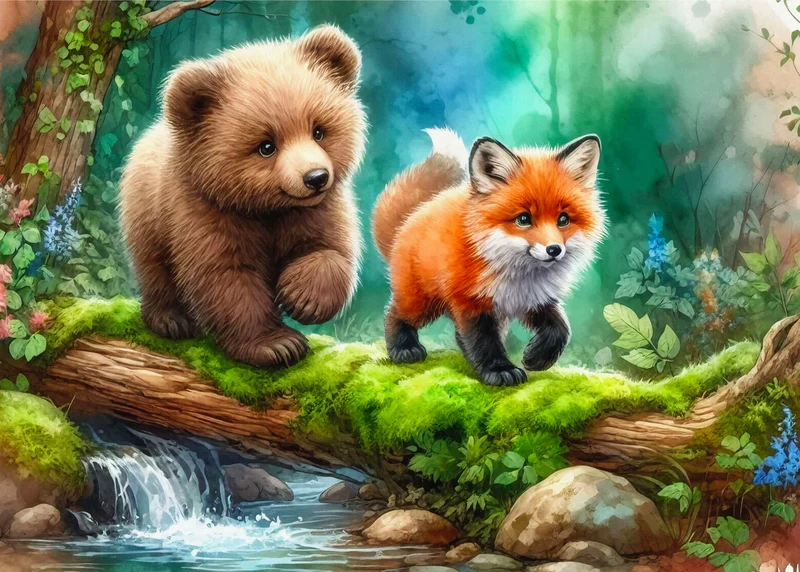 Diamond Painting - Forest Friends