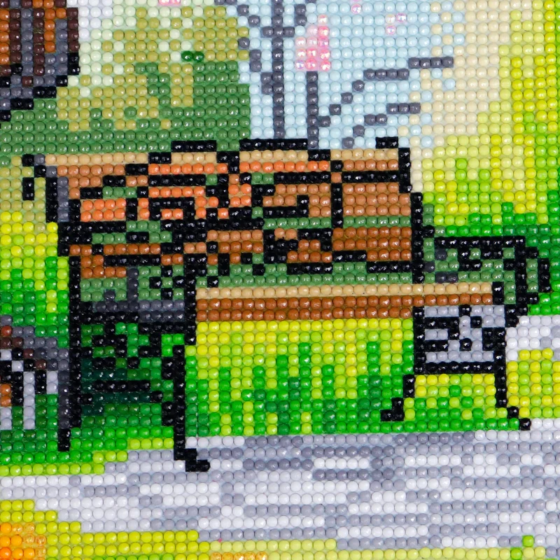 Diamond Painting - Blossoms in Park