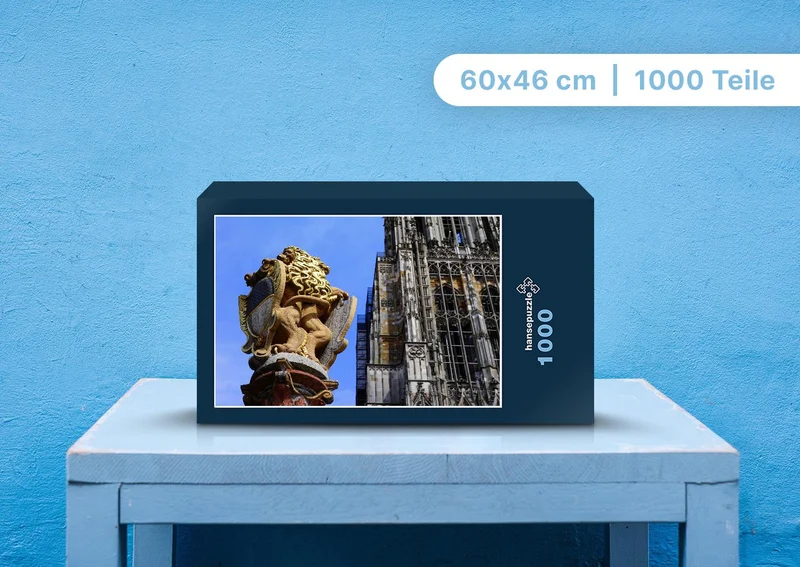 89393 Gebäude - Löwenstatue Puzzle