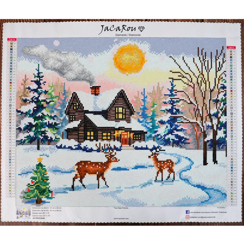Diamond Painting - Two Deer Friends