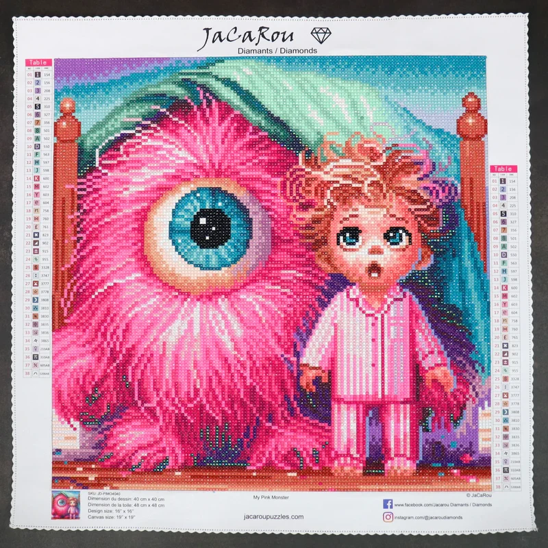 Diamond Painting - My Pink Monster