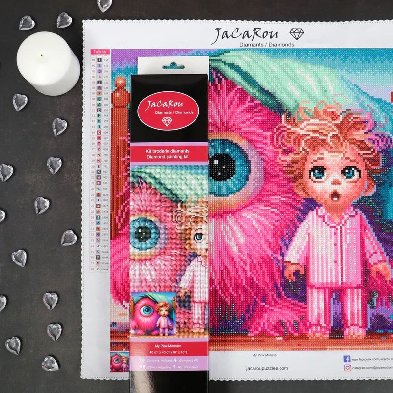 Diamond Painting - My Pink Monster