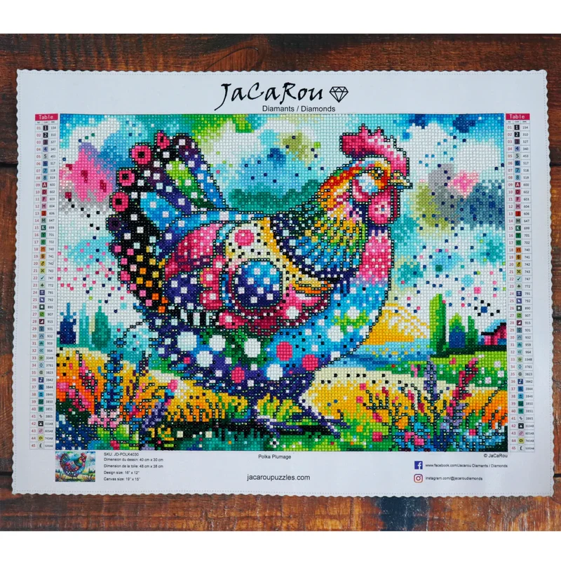 Diamond Painting - Polka Plummage