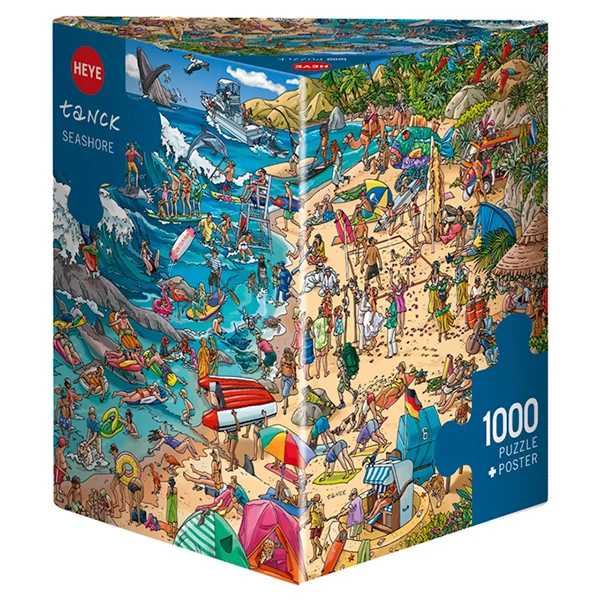 PFG Seashore, Tanck (Triangular Box) (1000pcs) (Usage/Used - PUZZLES FOR GOOD)