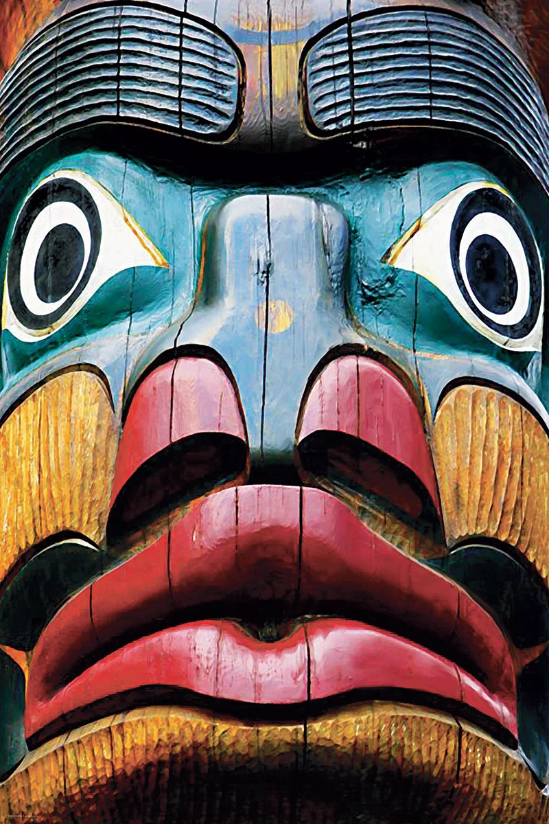 PFG Totem Pole - Comox Valley, BC (Usage/Used - PUZZLES FOR GOOD)