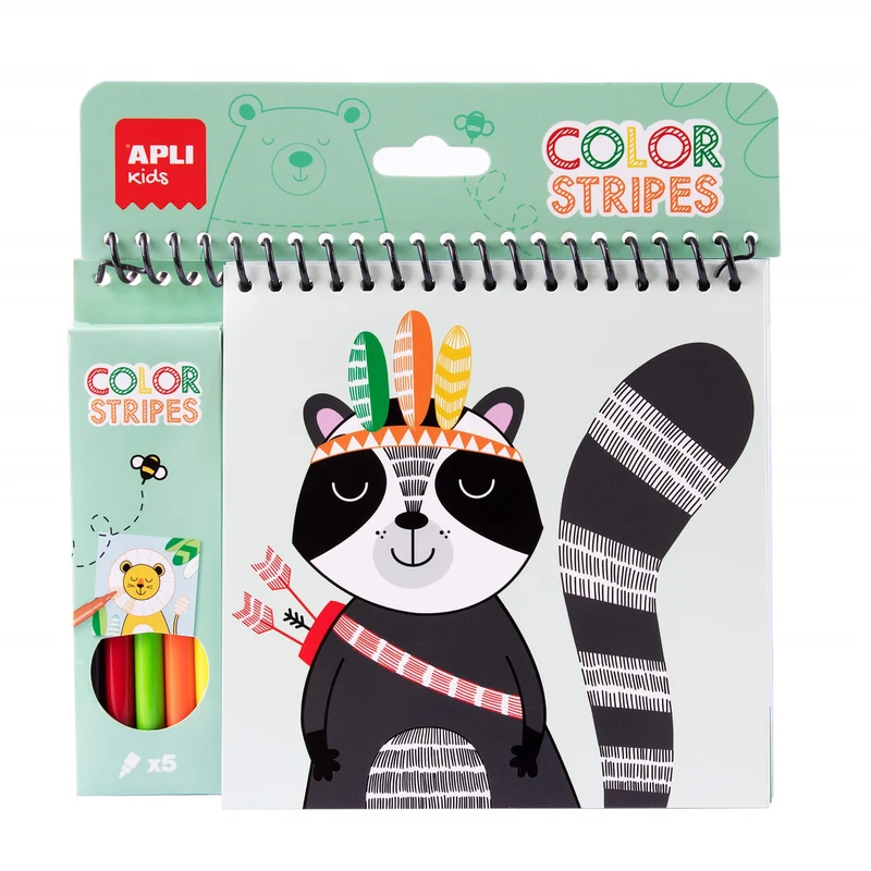 Malbuch mit Markern – Color Stripes