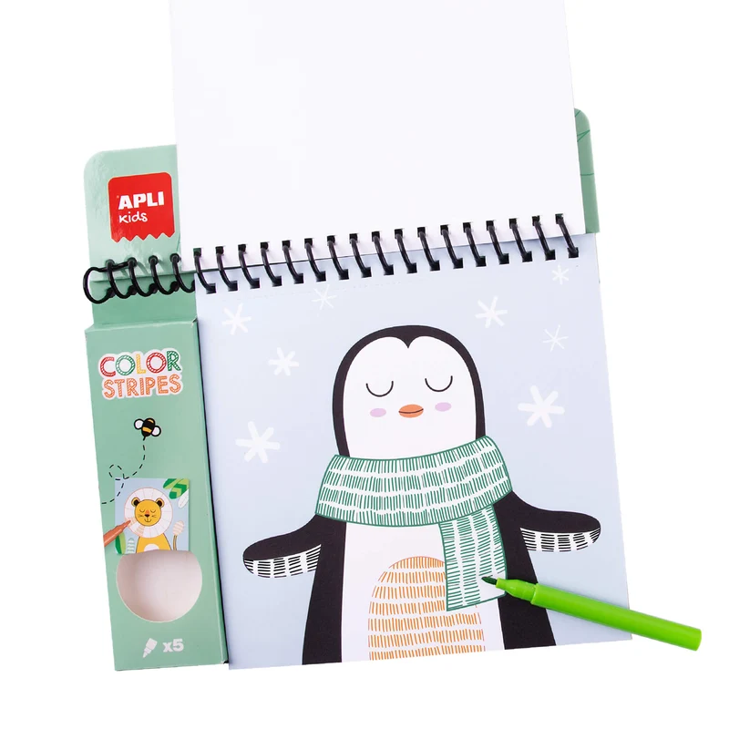 Malbuch mit Markern – Color Stripes