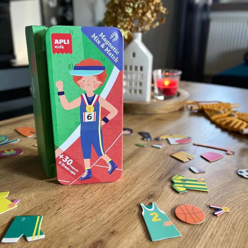 Magnetisches Puzzlespiel Mix&Match – Sport