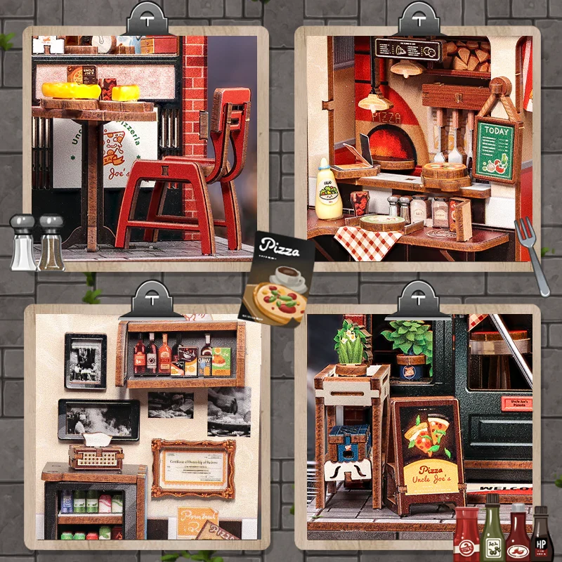 Book Nook - Uncle Joe's Pizzeria (Wood)