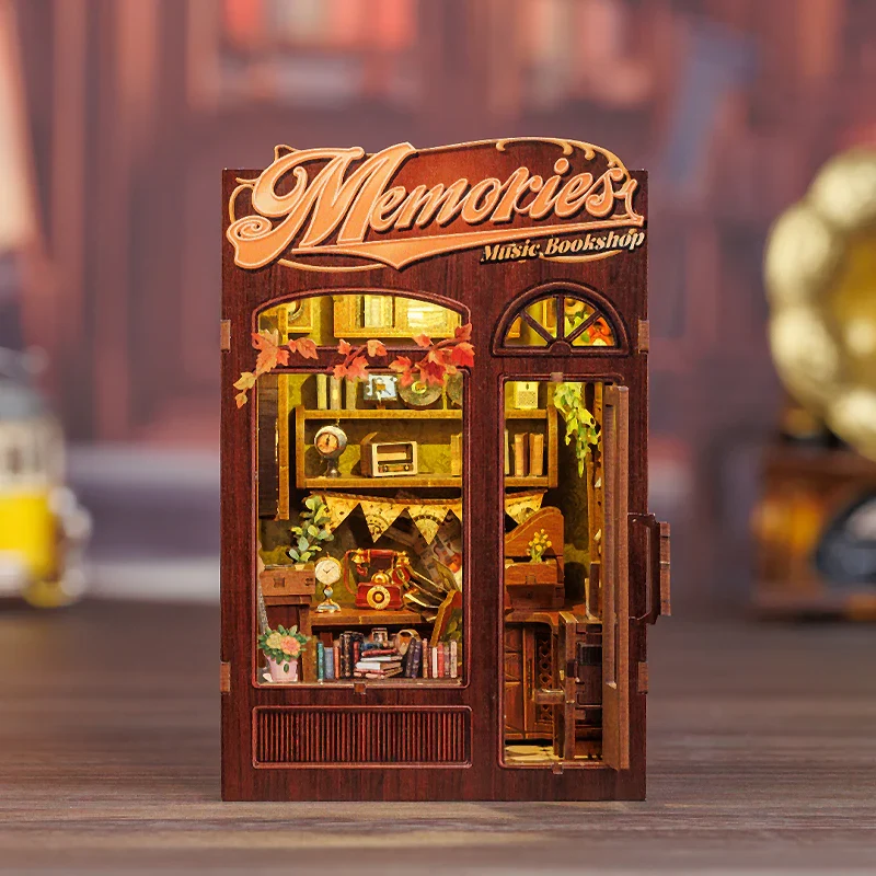 Book Nook - Memories Music Bookshop (Wood)