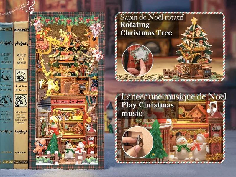 Book Nook - Christmas Wish Store (Wood)