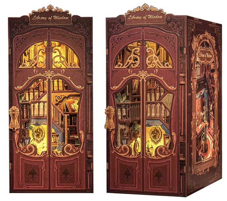 Book Nook - Library of Wisdom (Wood)