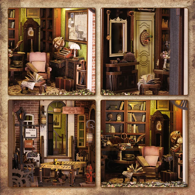 Book Nook - Rose Detective Agency (Wood)