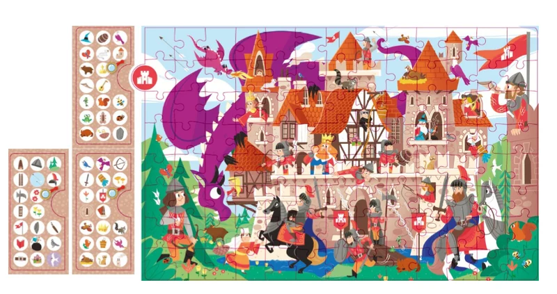 Beobachtungspuzzle – Schloss 104 Teile 5+