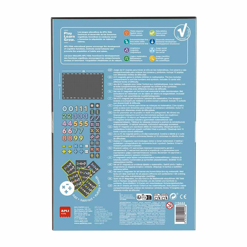 Magnetisches Puzzle – Mathematische Operationen