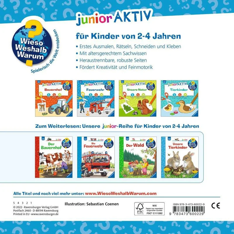 Ravensburger Wieso? Weshalb? Warum? junior AKTIV: Feuerwehr