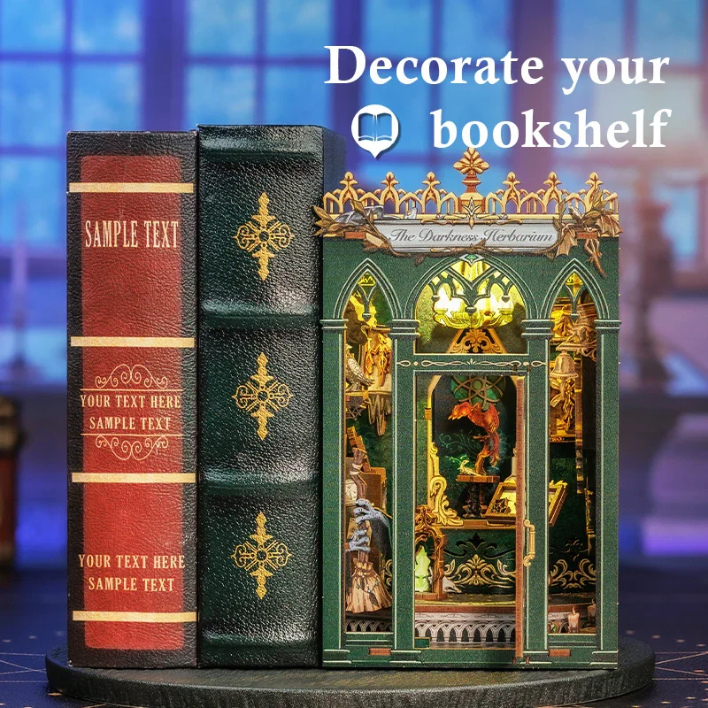 Book Nook - The Darkness Herbarium (Wood)
