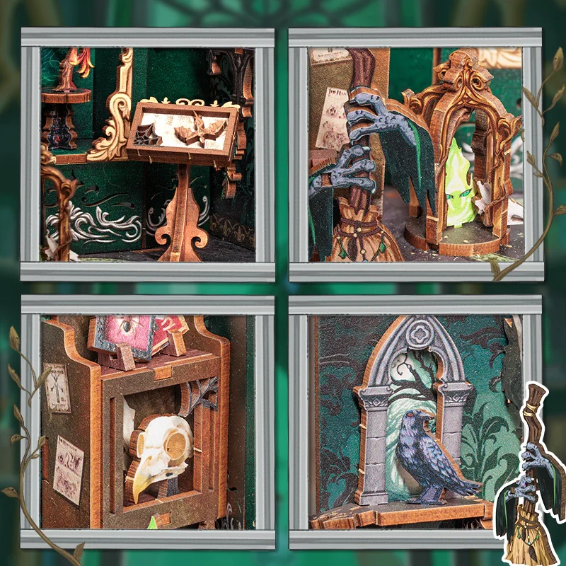 Book Nook - The Darkness Herbarium (Wood)