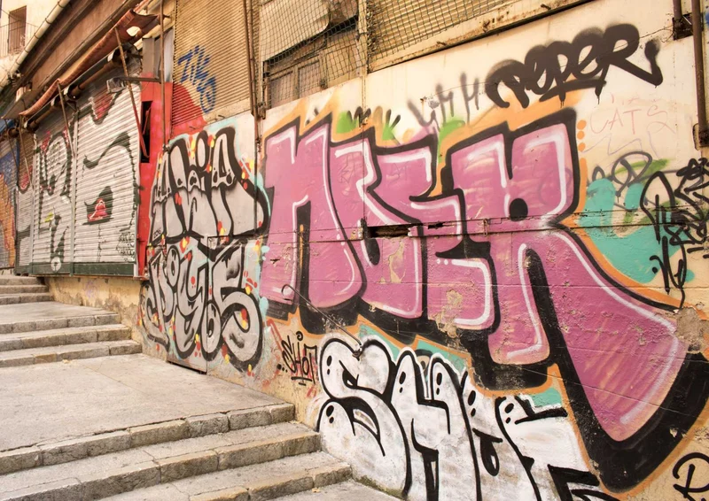 95816 Gebäude - Graffiti-Wand Puzzle