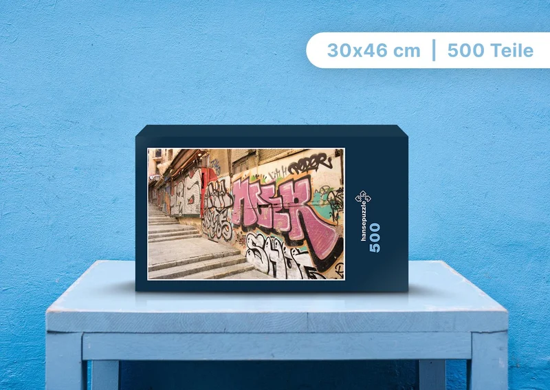 95816 Gebäude - Graffiti-Wand Puzzle