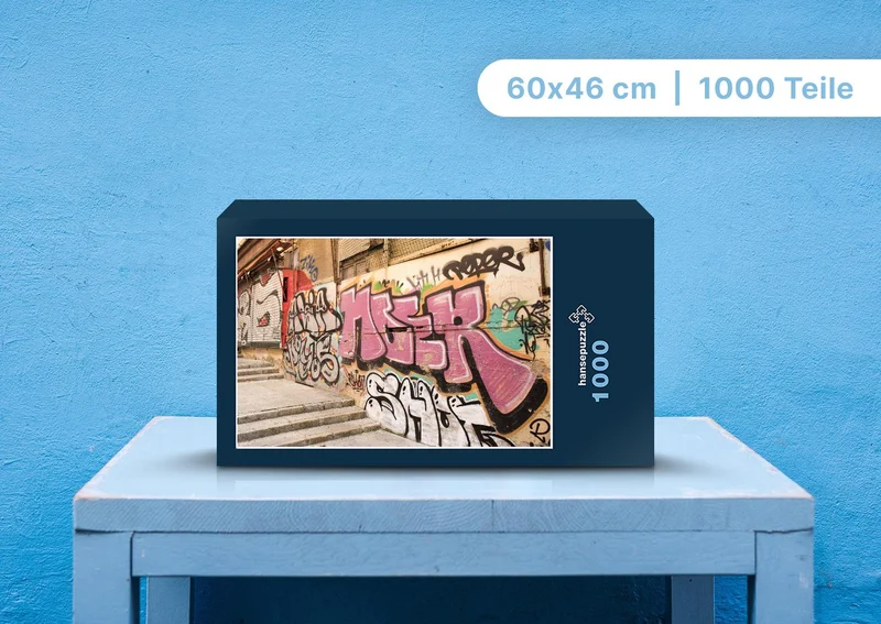 95816 Gebäude - Graffiti-Wand Puzzle