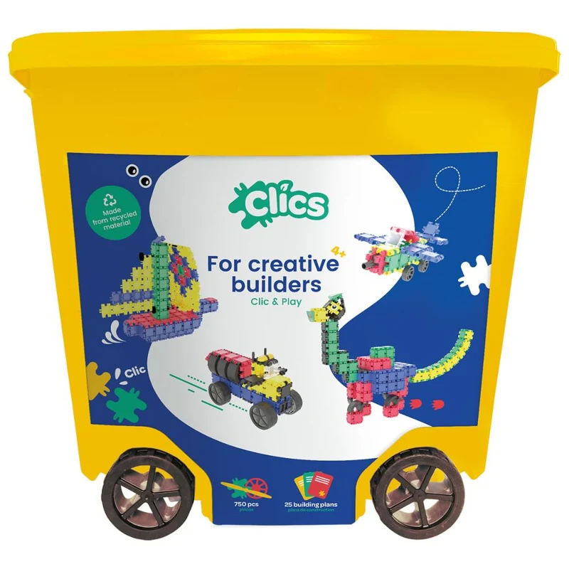 Clics Box Bausatz, 750 Teile