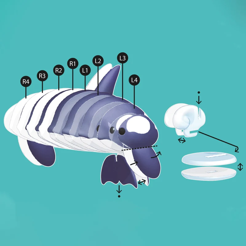 3D-Puzzle Ozean – Orca