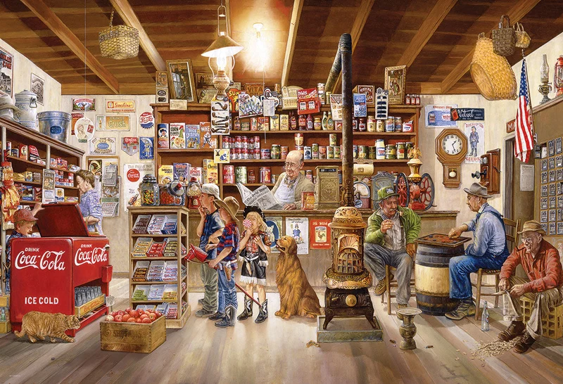 PFG The General Store, Les Ray (2000pcs) (Usage/Used - PUZZLES FOR GOOD)