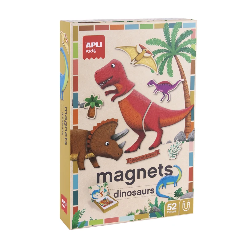 Magnetisches Puzzle – Dinosaurier