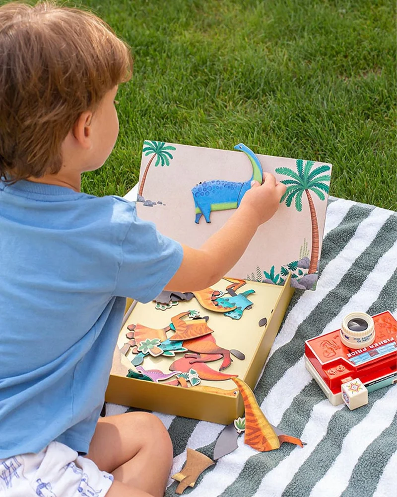 Magnetisches Puzzle – Dinosaurier