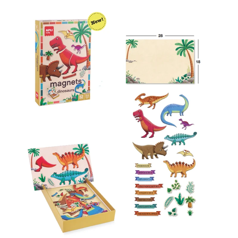 Magnetisches Puzzle – Dinosaurier