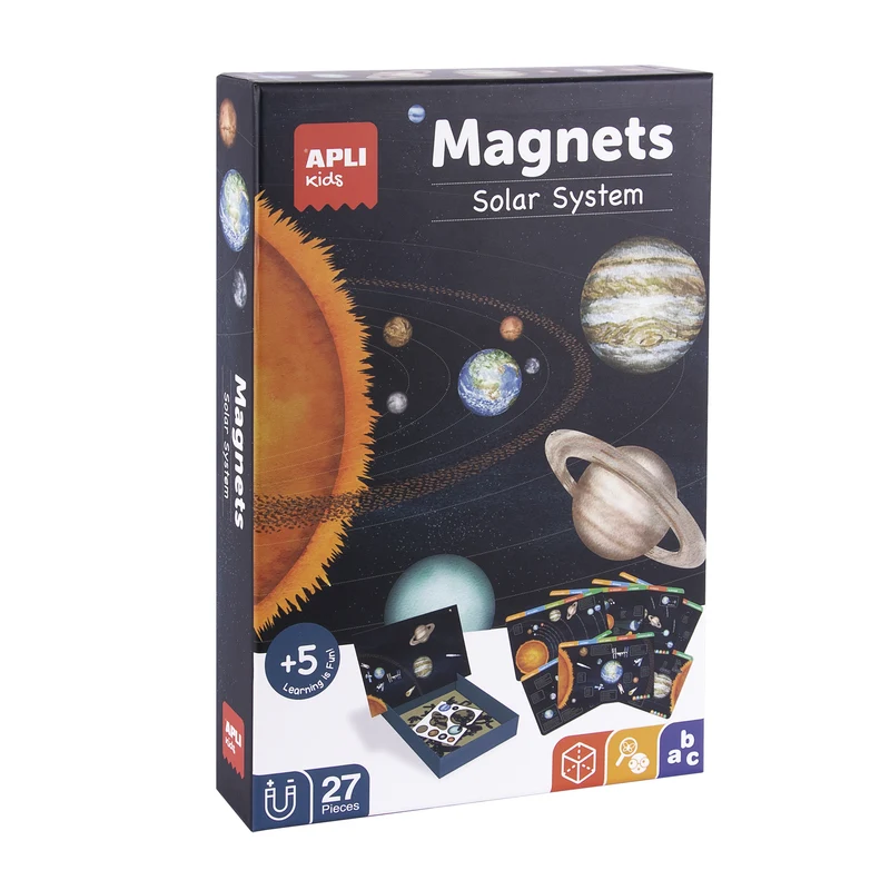 Magnetisches Puzzle – Sonnensystem