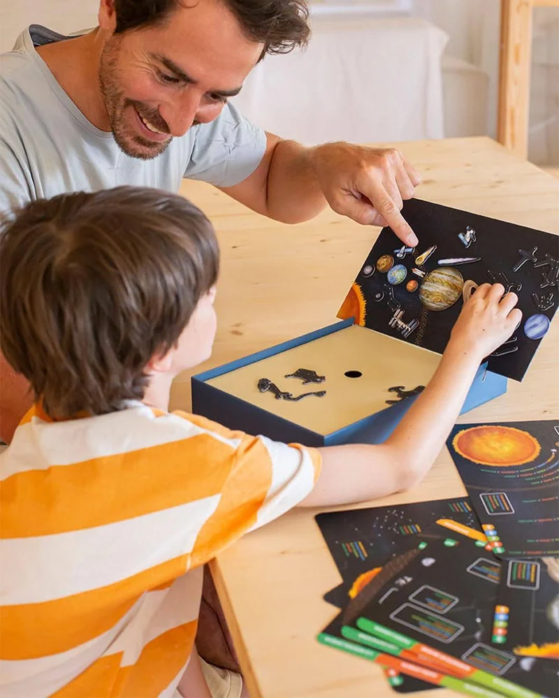Magnetisches Puzzle – Sonnensystem